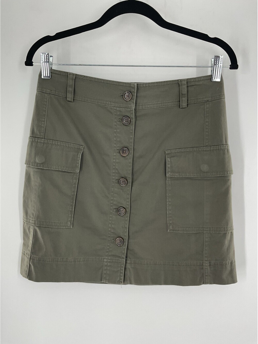 Ann Taylor Women’s Size 0 Green Pencil Cargo Skirt 144